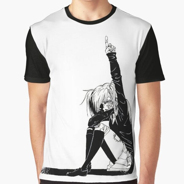 Hatsune Miku "Rolling Girl" vocaloid graphic t-shirt