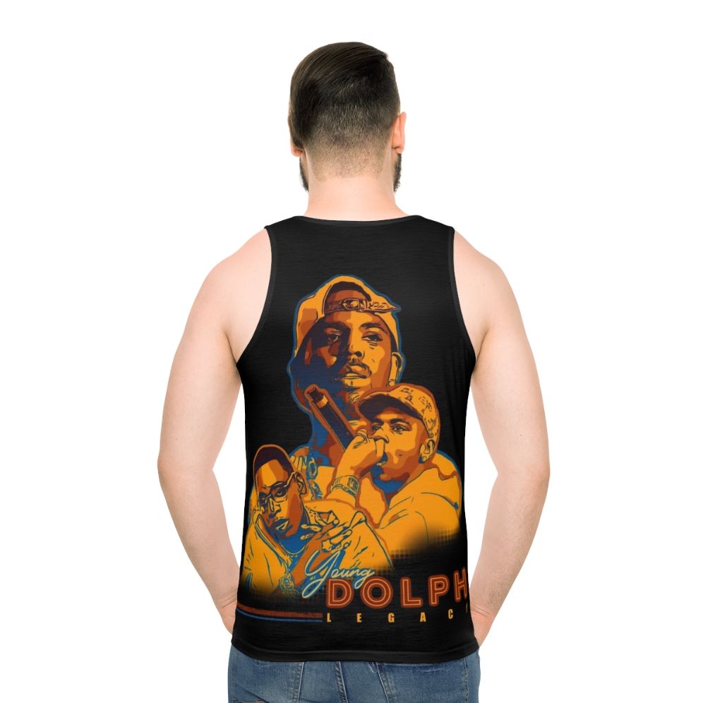 Young Dolph Memphis Rapper Hip Hop Tribute Tank Top - men back