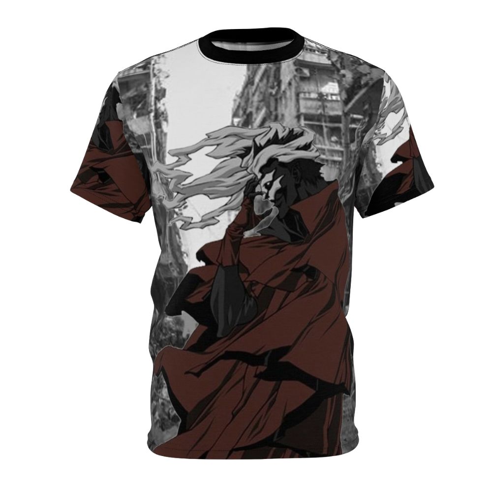 Ergo Proxy inspired anime-style all-over-print t-shirt