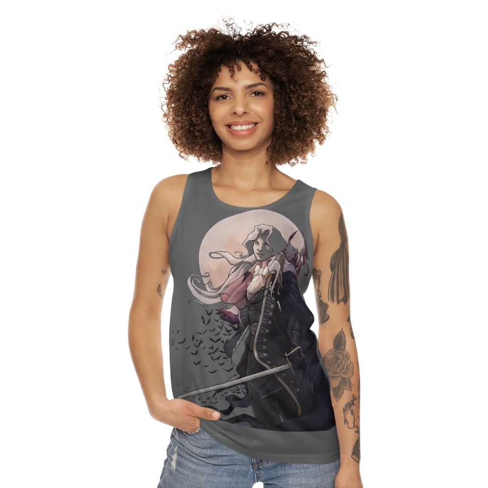 Castlevania Dracula Horror Game Unisex Tank Top - women