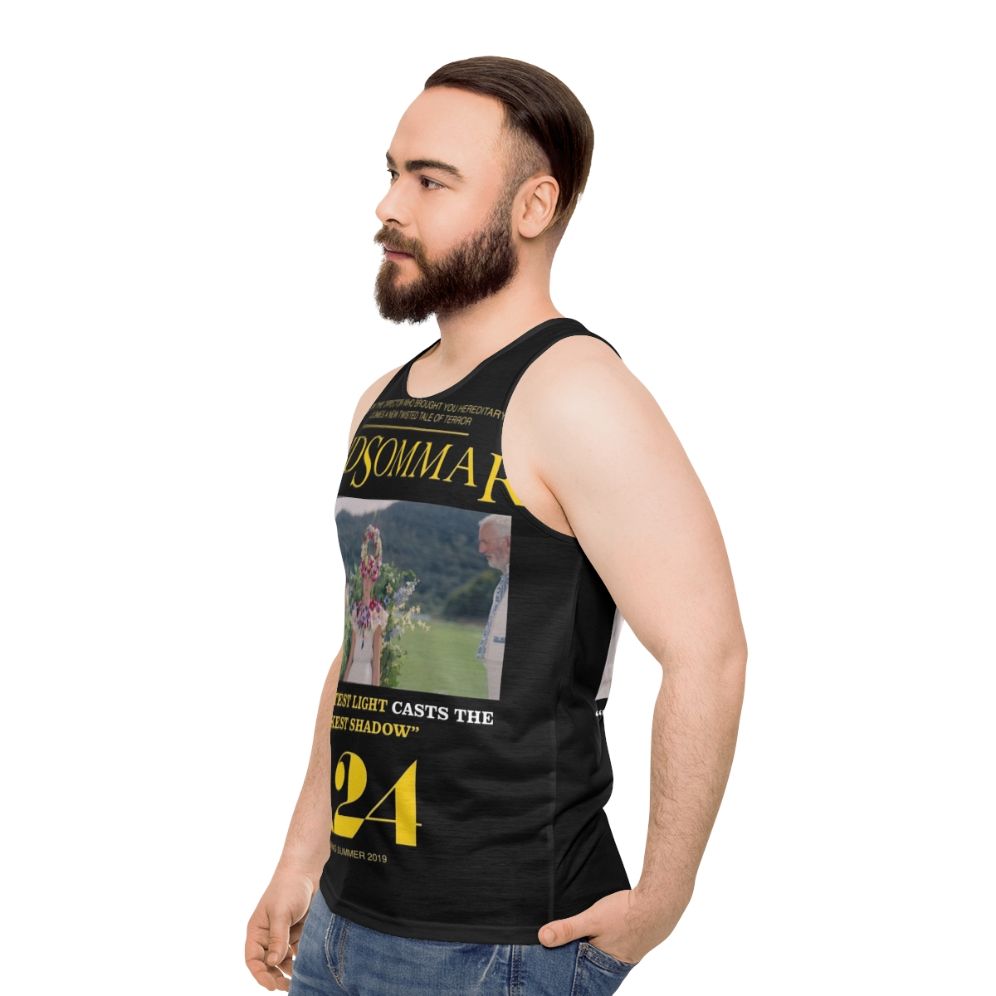 Midsommar movie horror unisex tank top - men side