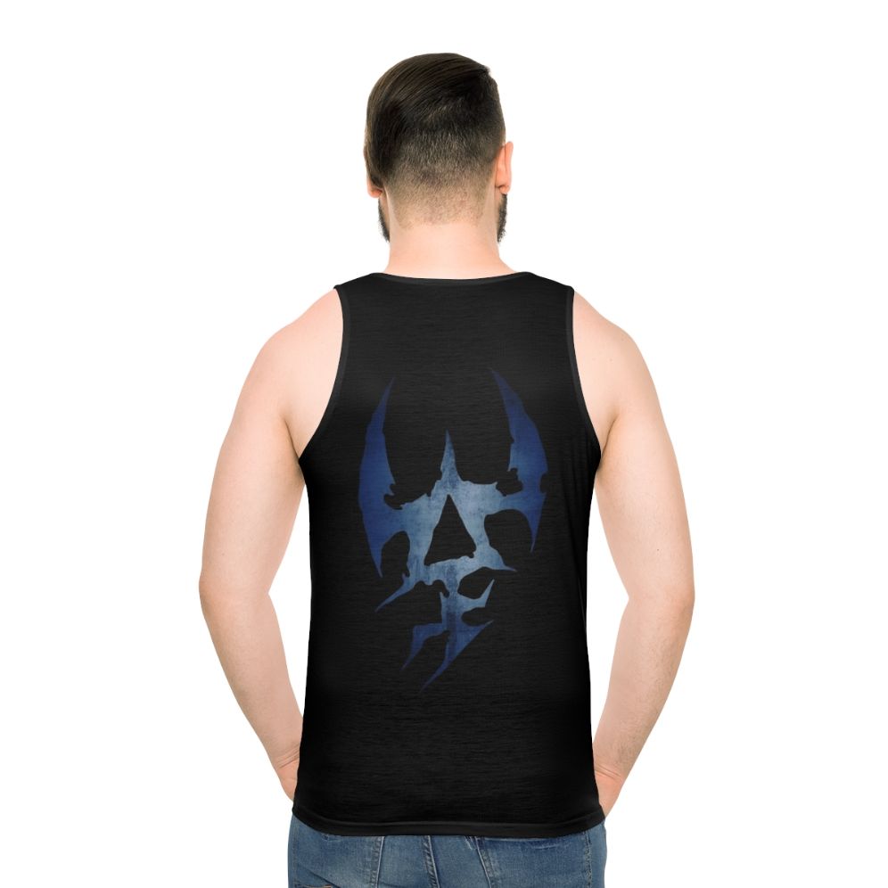 Dark Eldar Rune Unisex Tank Top with Iconic Eldar Symbol - men back