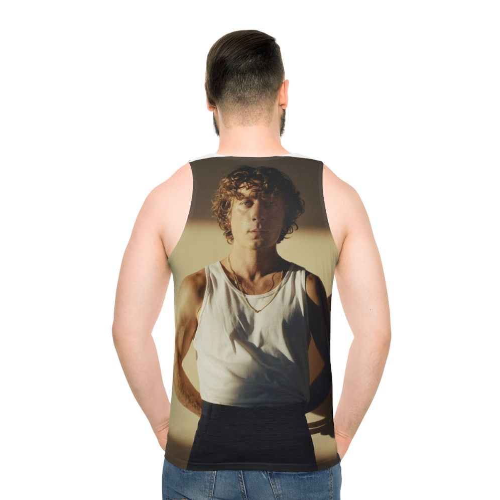 Jeremy Allen White Unisex Tank Top - men back