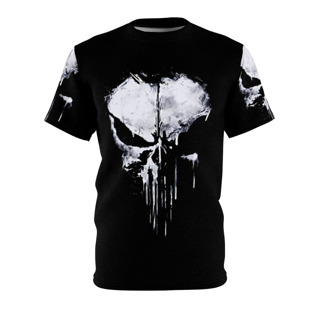 Striking skull design printed on a high-quality t-shirt