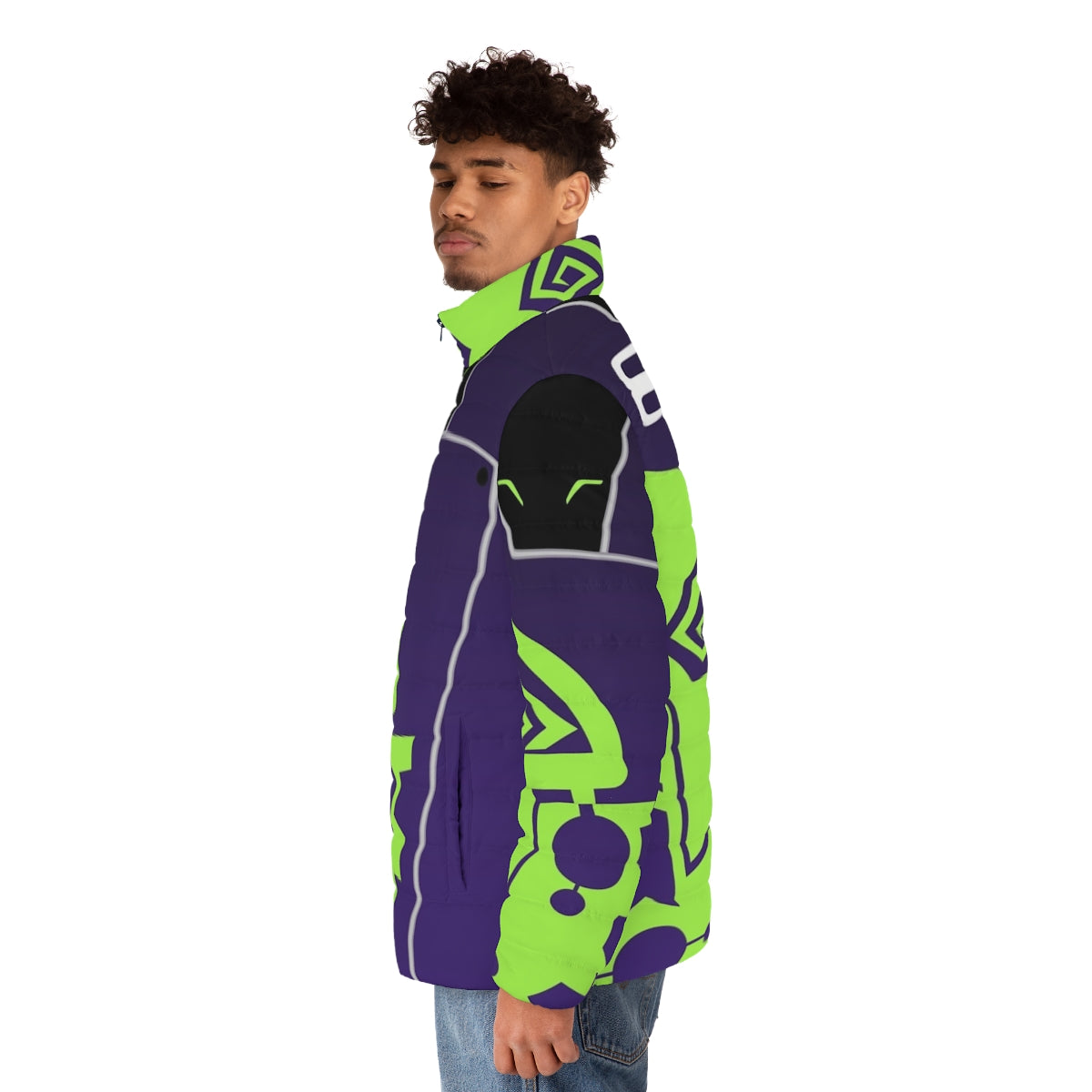 Hot Wheels Acceleracers Kurt Wylde Cosplay Puffer Jacket - men side left