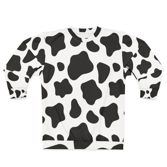 Cow spots pattern sweatshirt