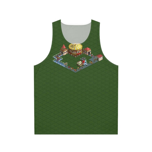 Rollercoaster Tycoon Merry-Go-Round Unisex Tank Top