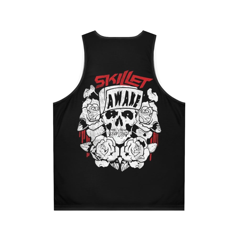 Vintage Skillet Band Unisex Tank Top - Back