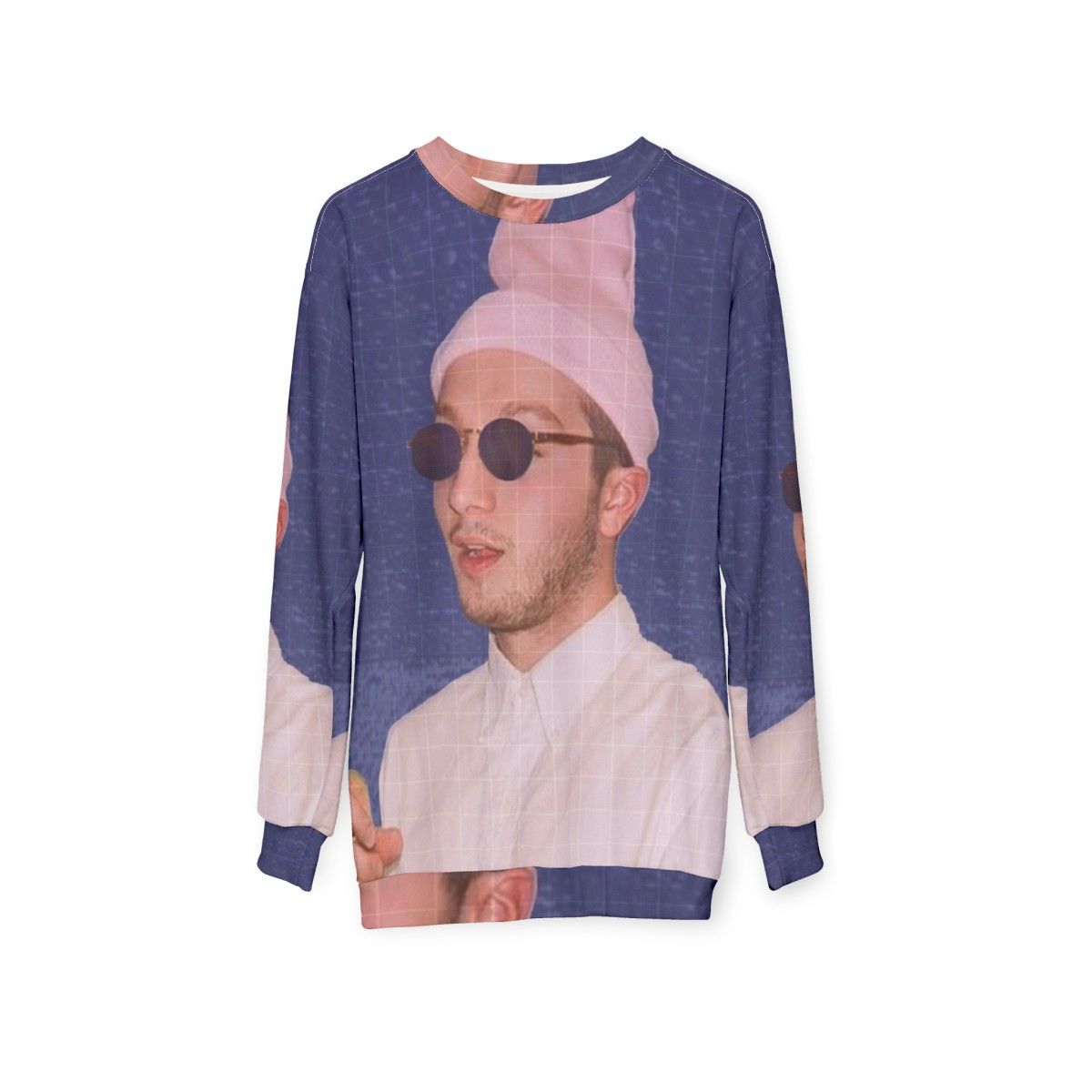 BBNo Yung Gravy Galaxy Print Rap Music Sweatshirt - hanging