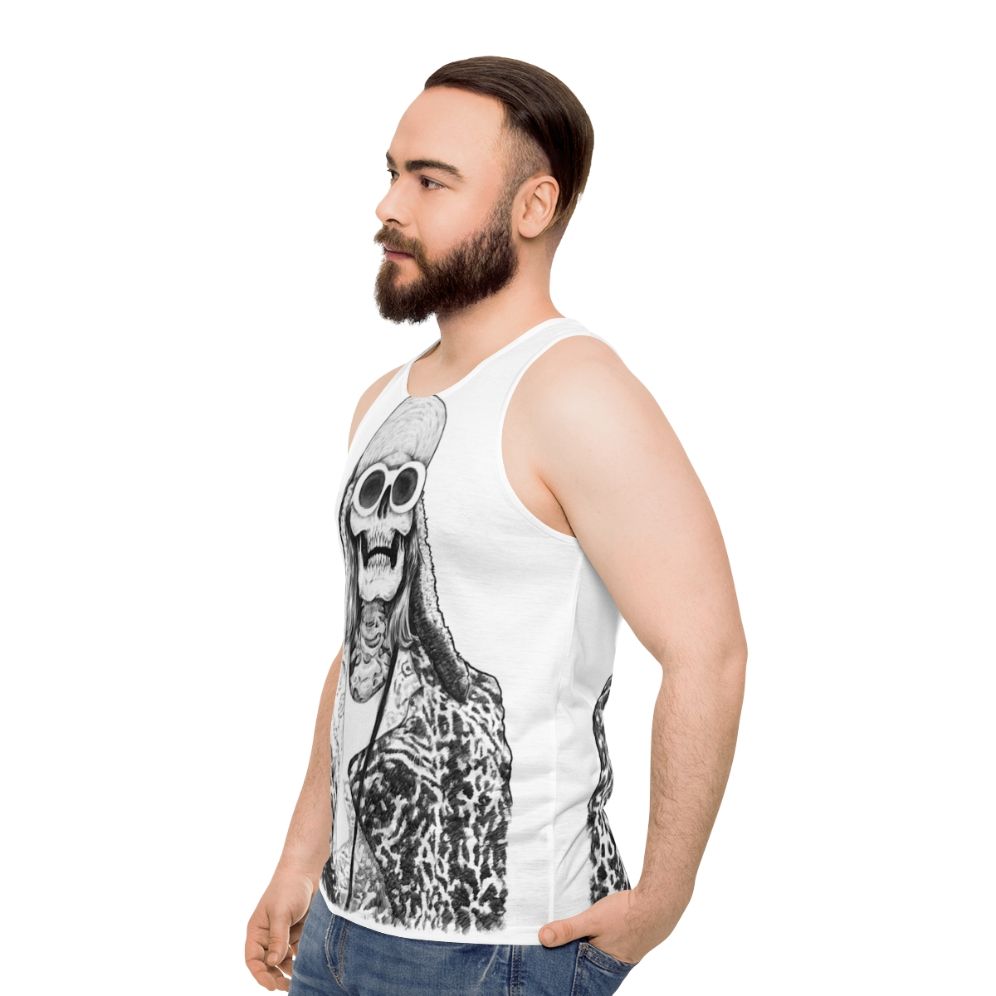 Kurt Cobain Grunge Music Tank Top - men side