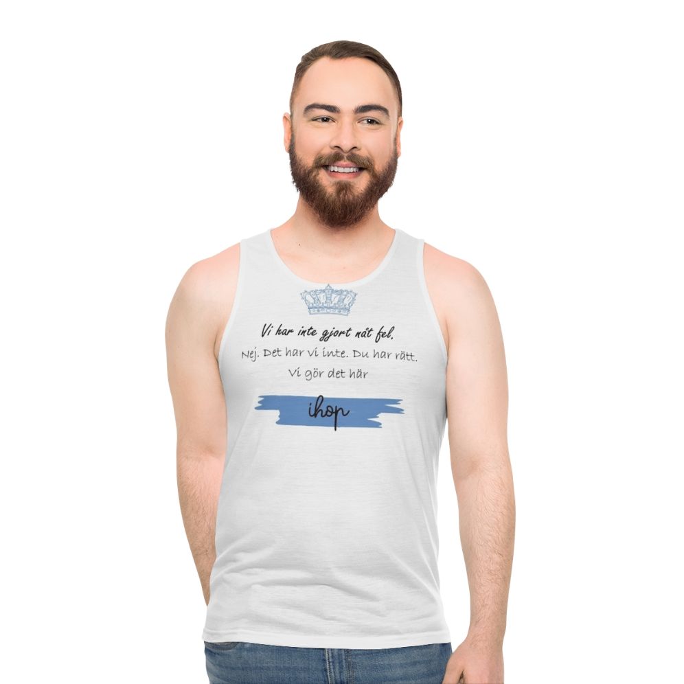 Young Royals Unisex Tank Top with Prince Wilhelm and Simon Eriksson - men