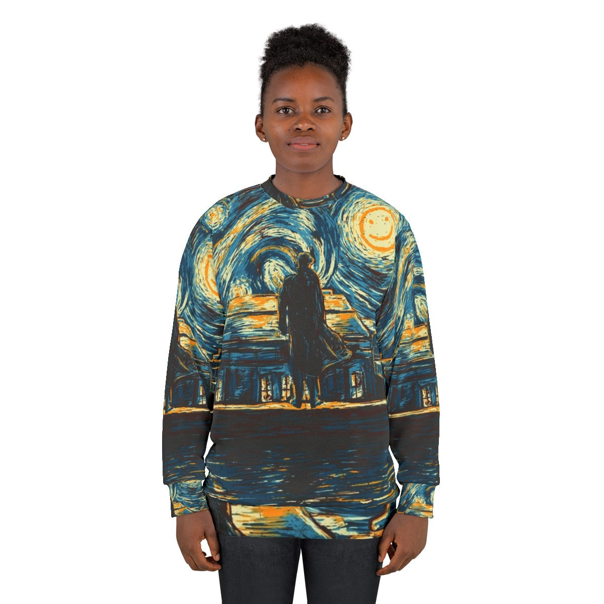 Benedict Cumberbatch Starry Night Sherlock Sweatshirt - women