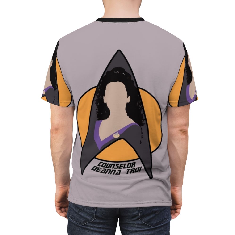 Deanna Troi inspired Star Trek: The Next Generation AOP T-shirt - men back