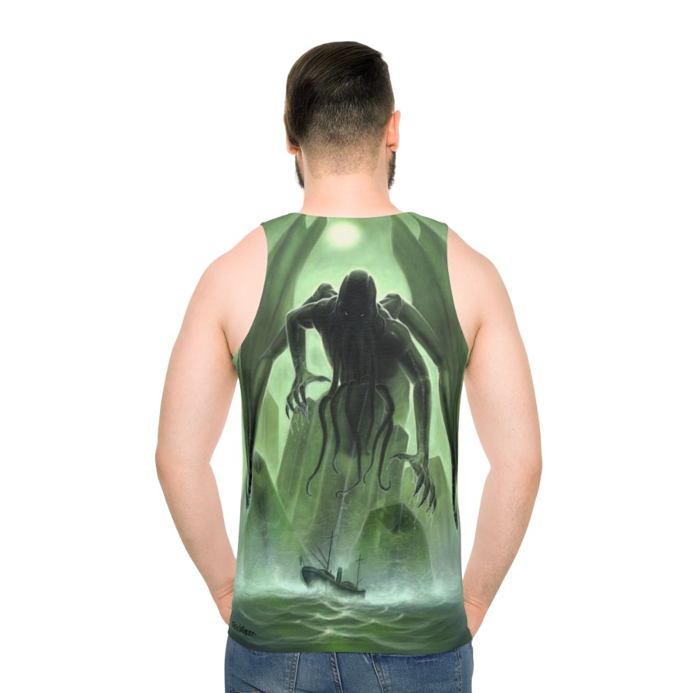 Unisex Cthulhu Tank Top - men back