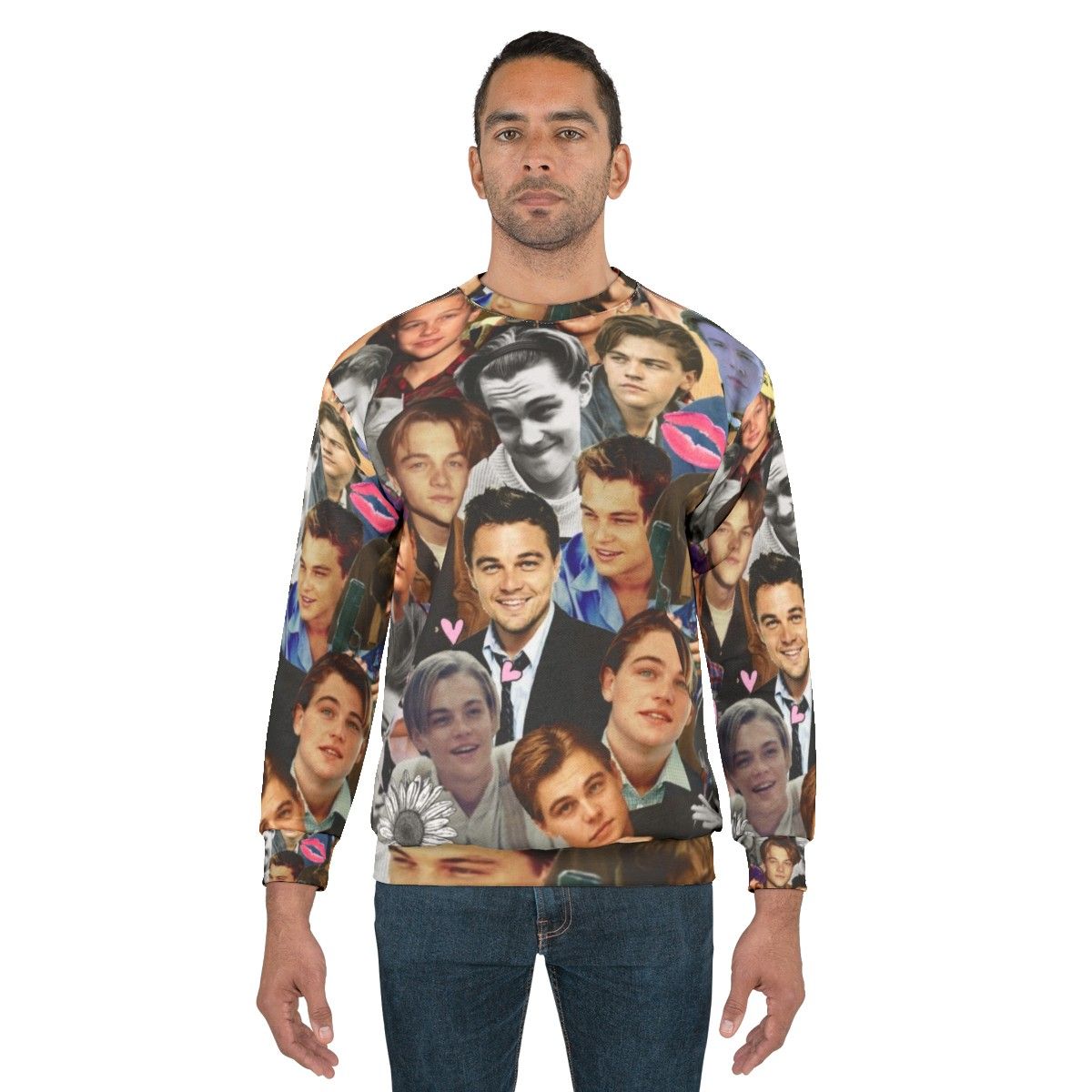 Leonardo DiCaprio Collage Sweatshirt - men