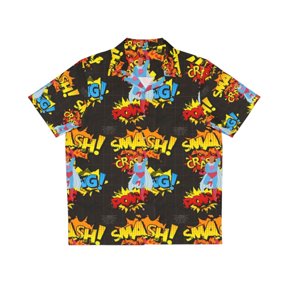 Classic Superhero Hawaiian Shirt with Hero Design