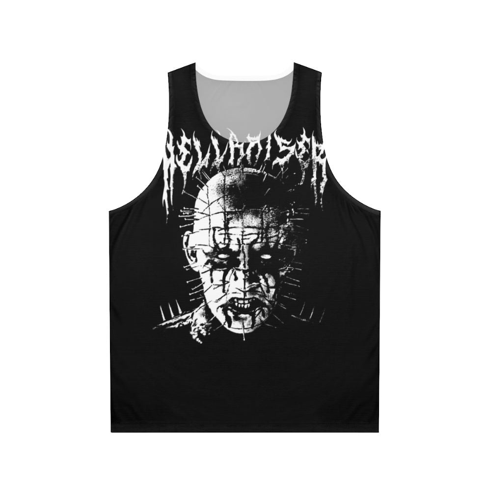 Black Metal Pinhead Cenobite Horror Unisex Tank Top