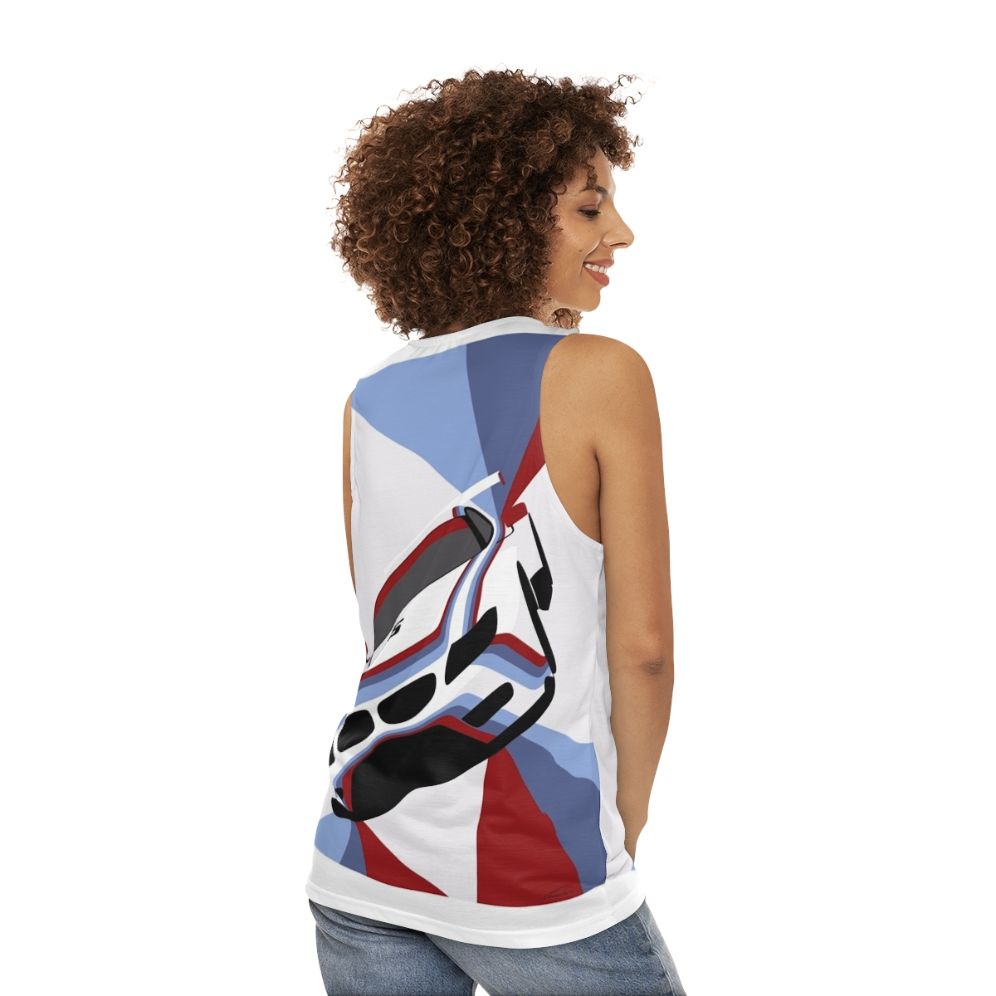 BMW Z4 GTLM Race Car Inspired Unisex Tank Top - women back