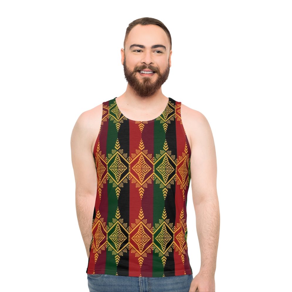 Ethnic Filipino Tribal Inaul Unisex Tank Top - men