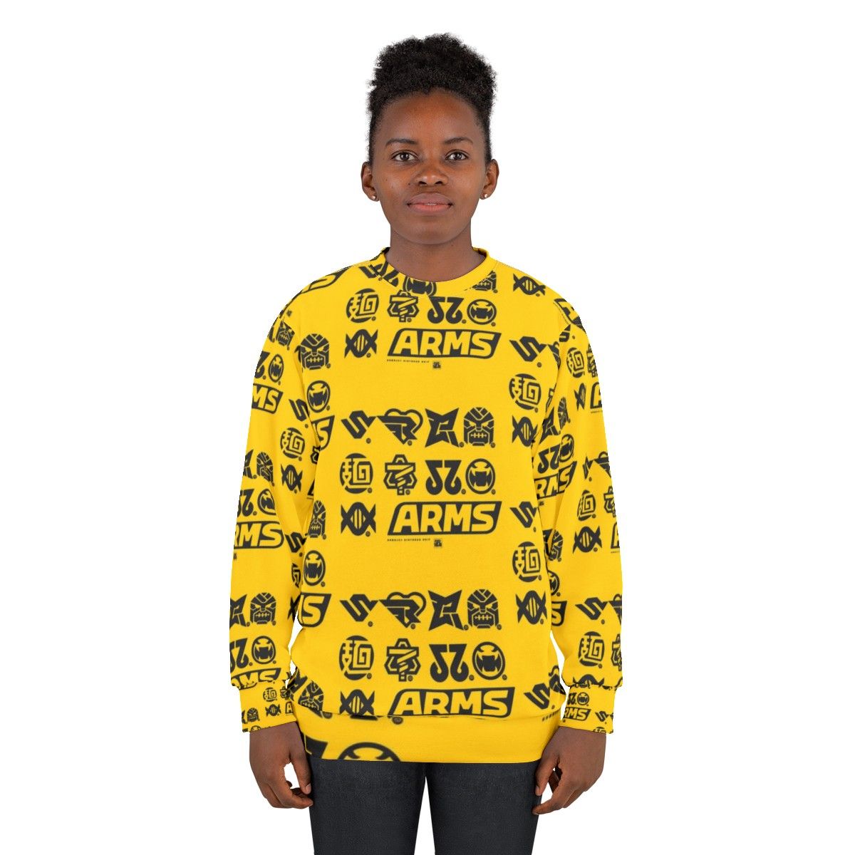 Nintendo Arms Character Icons Gaming Sweatshirt - women