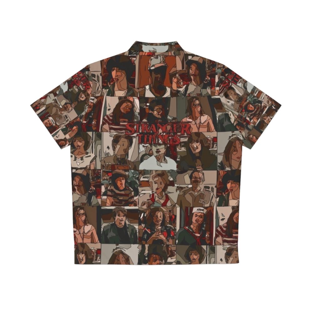 Stranger Things Hawaiian Shirt with Fanart Design - Back