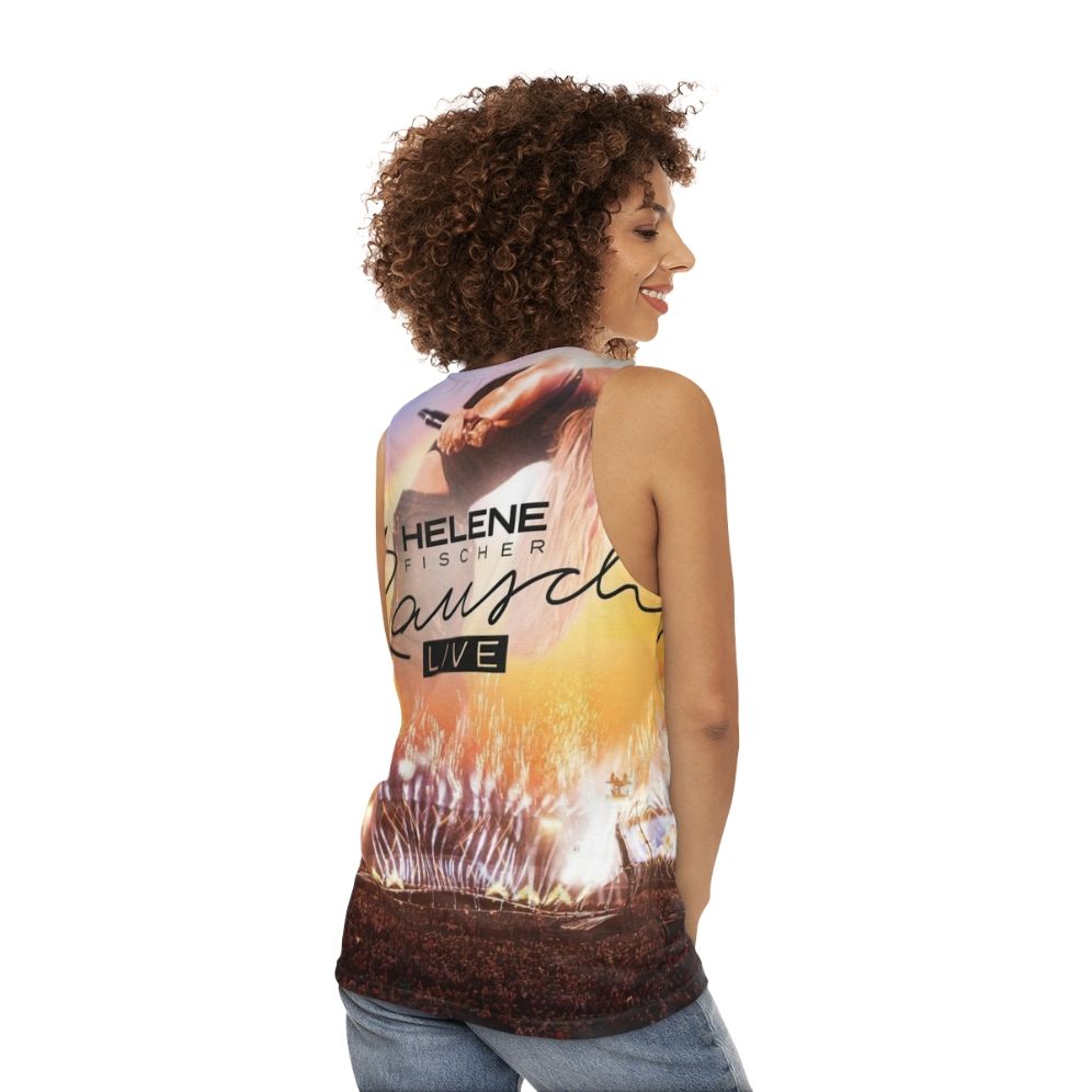 Helene Fischer Concert Unisex Tank Top - women back