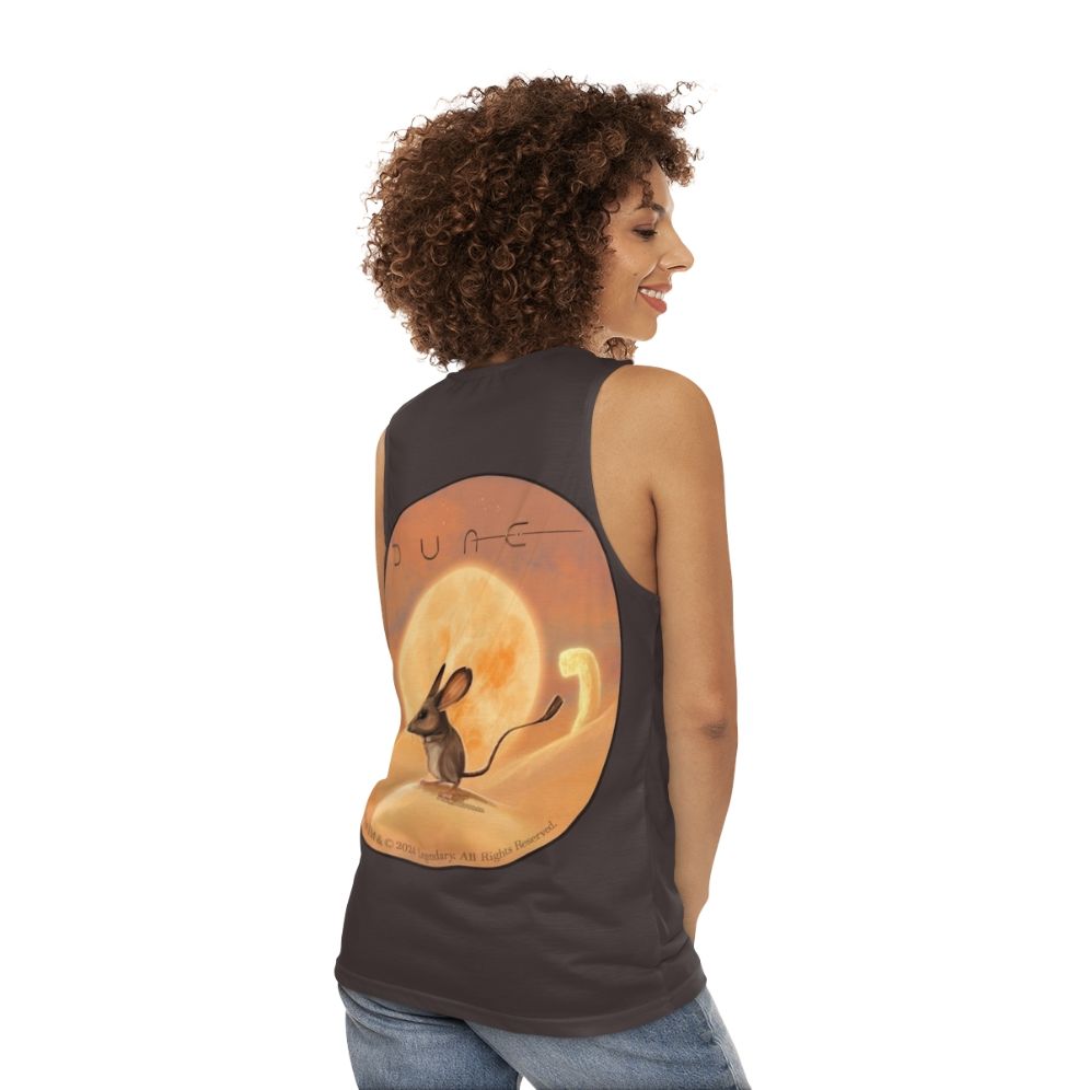 Dune movie inspired unisex tank top - women back