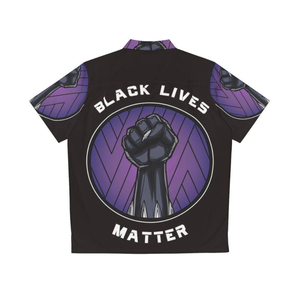 Black Panther Black Lives Matter Hawaiian Shirt - Back