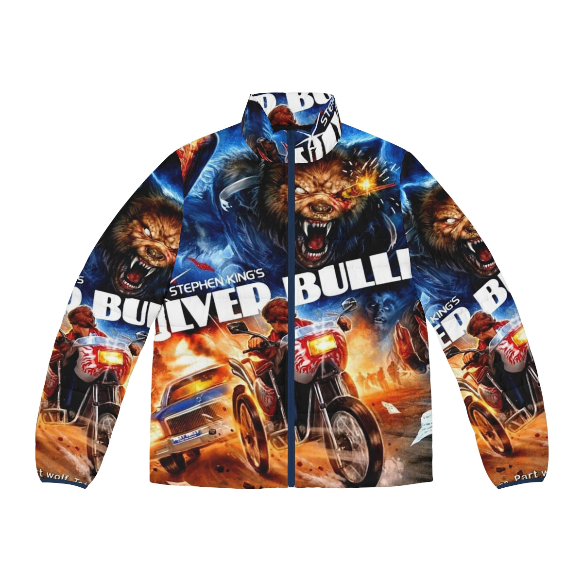 Silver Bullet Puffer Jacket 2 - Horror Movie Inspired Winter Jacket