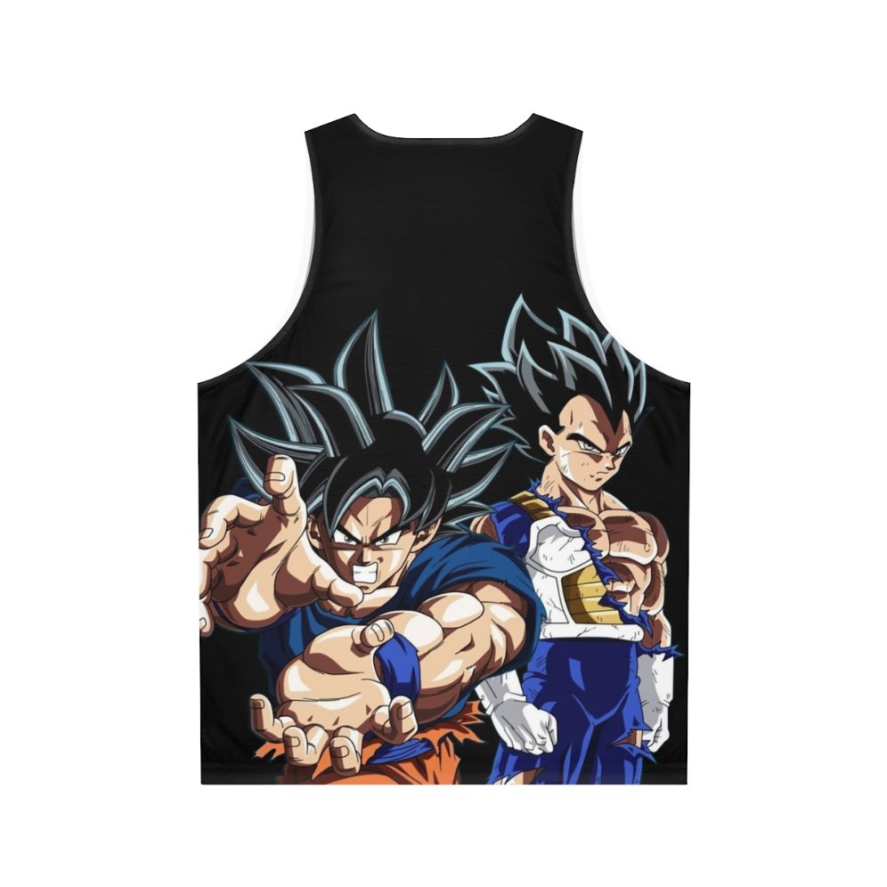 Goku and Vegeta Dragon Ball Z Unisex Tank Top - Back