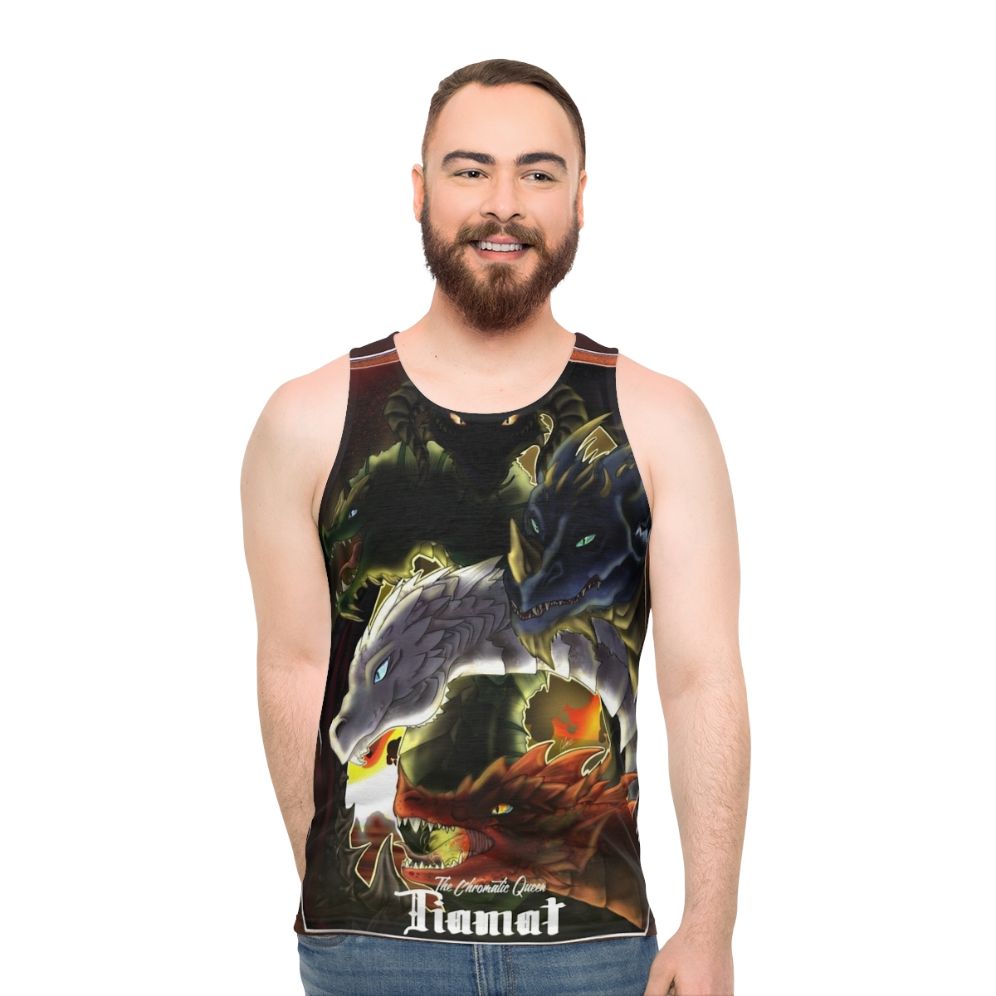 Tiamat the Chromatic Queen Unisex Tank Top - men