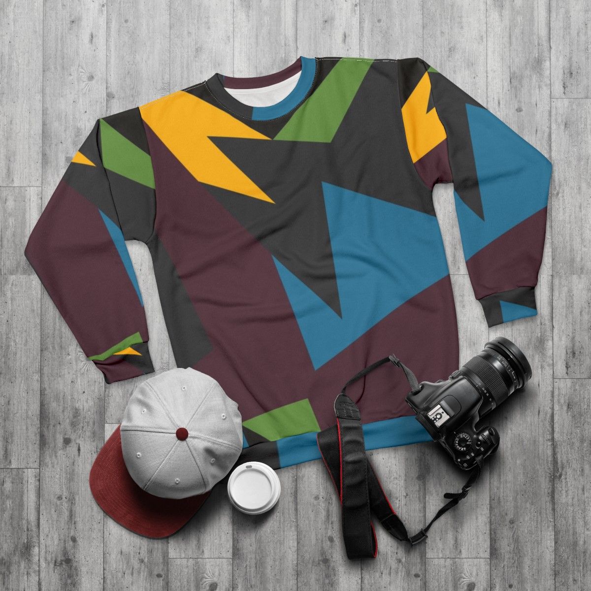 Jordan VII Bordeaux Nike Sweatshirt - flat lay