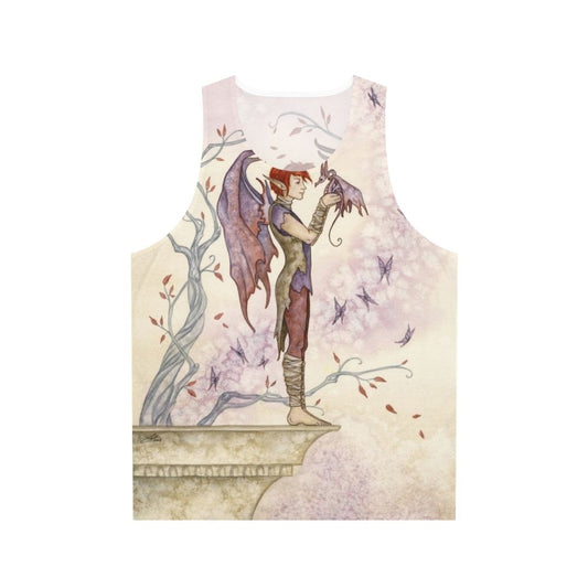 Magical autumn nature unisex fantasy tank top