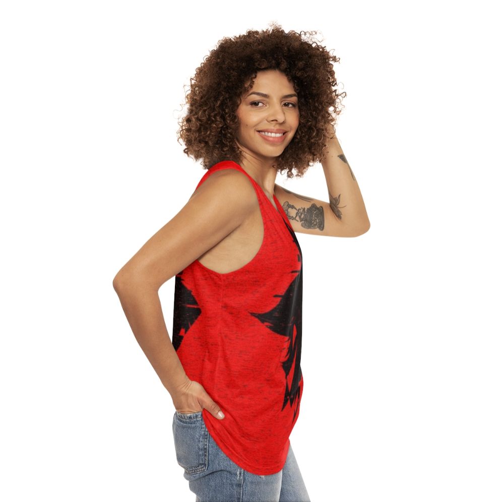 Hazbin Hotel Alastor Unisex Tank Top - women side