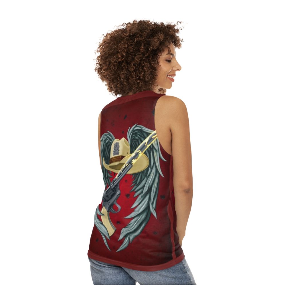 Wayhaught Unisex Tank Top - women back