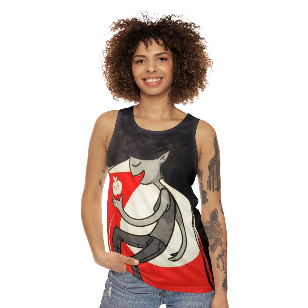 Unisex tank top featuring Marceline the Vampire Queen from the popular cartoon series Adventure Time - women