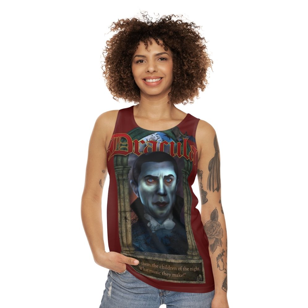 Dracula Unisex Tank Top - women