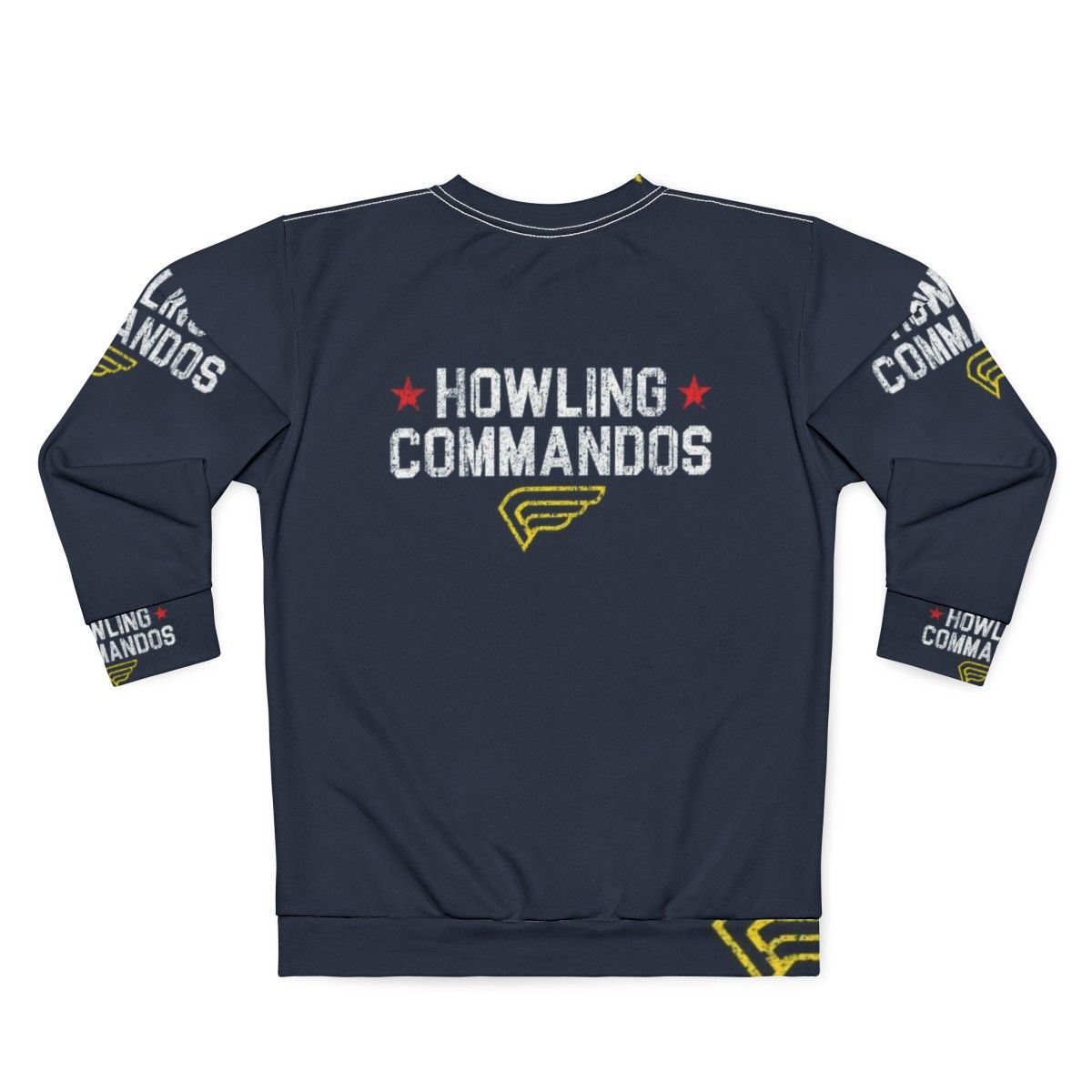 Howling Commandos Sweatshirt featuring characters from Marvel's Captain America - Back