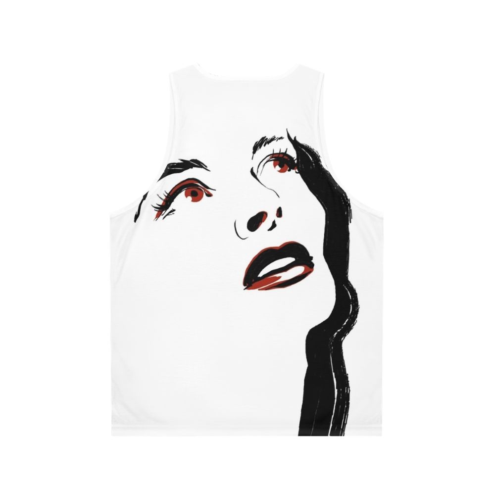 Katharine Hepburn portrait on unisex tank top - Back