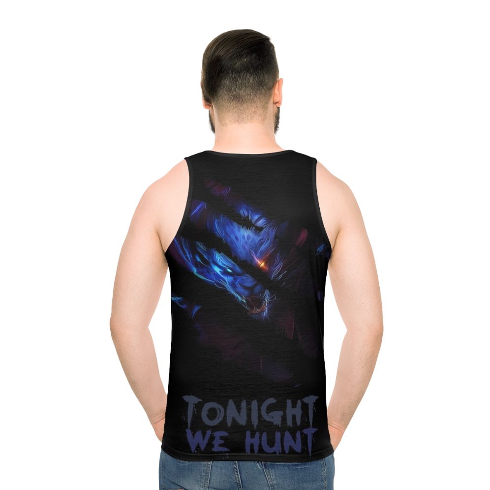 Rengar Unisex Tank Top - League of Legends Inspired Kawarel Design - men back