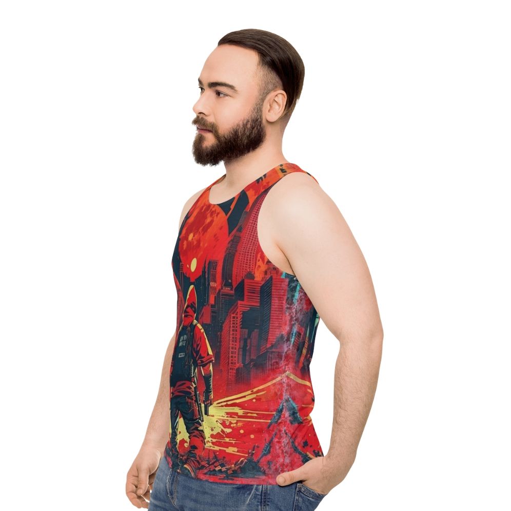 Money Heist Unisex Tank Top - men side