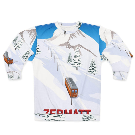 Zermatt Retro Ski Sweatshirt