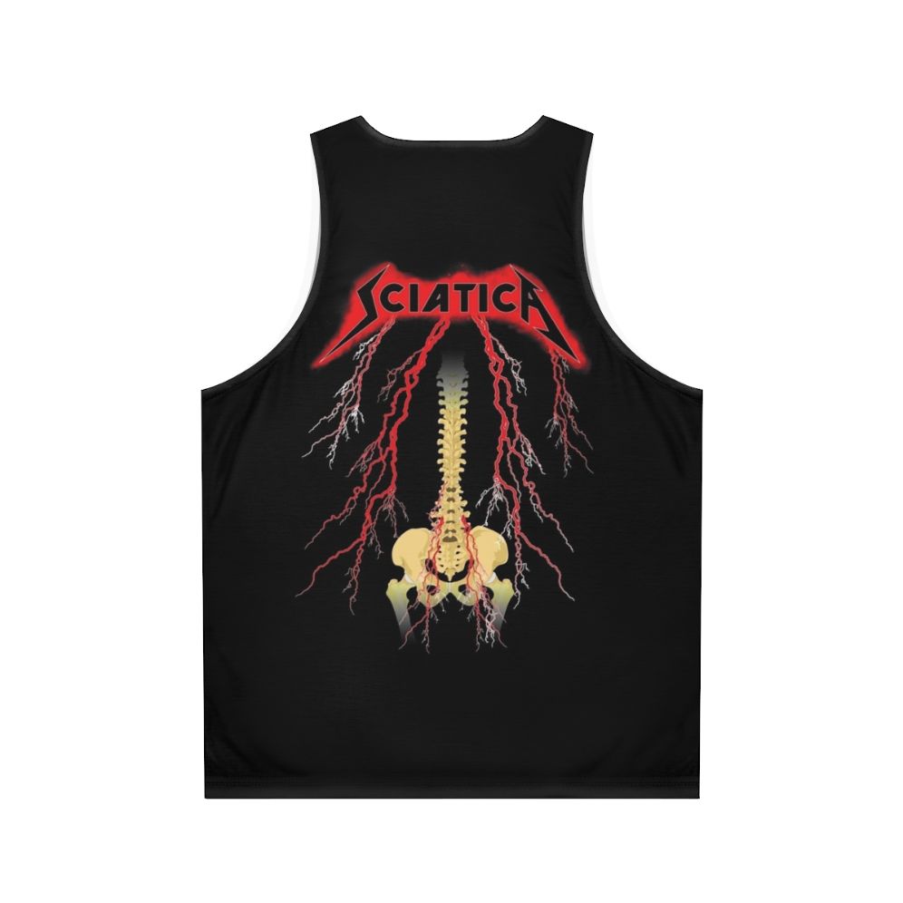 Retro Unisex Sciatica Support Muscle Tank Top - Back