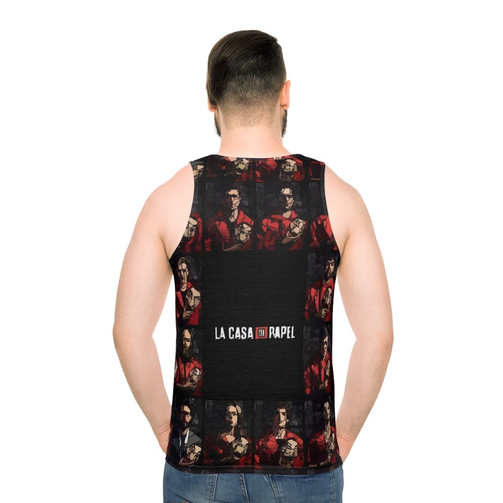 Money Heist Bella Ciao Unisex Tank Top - men back