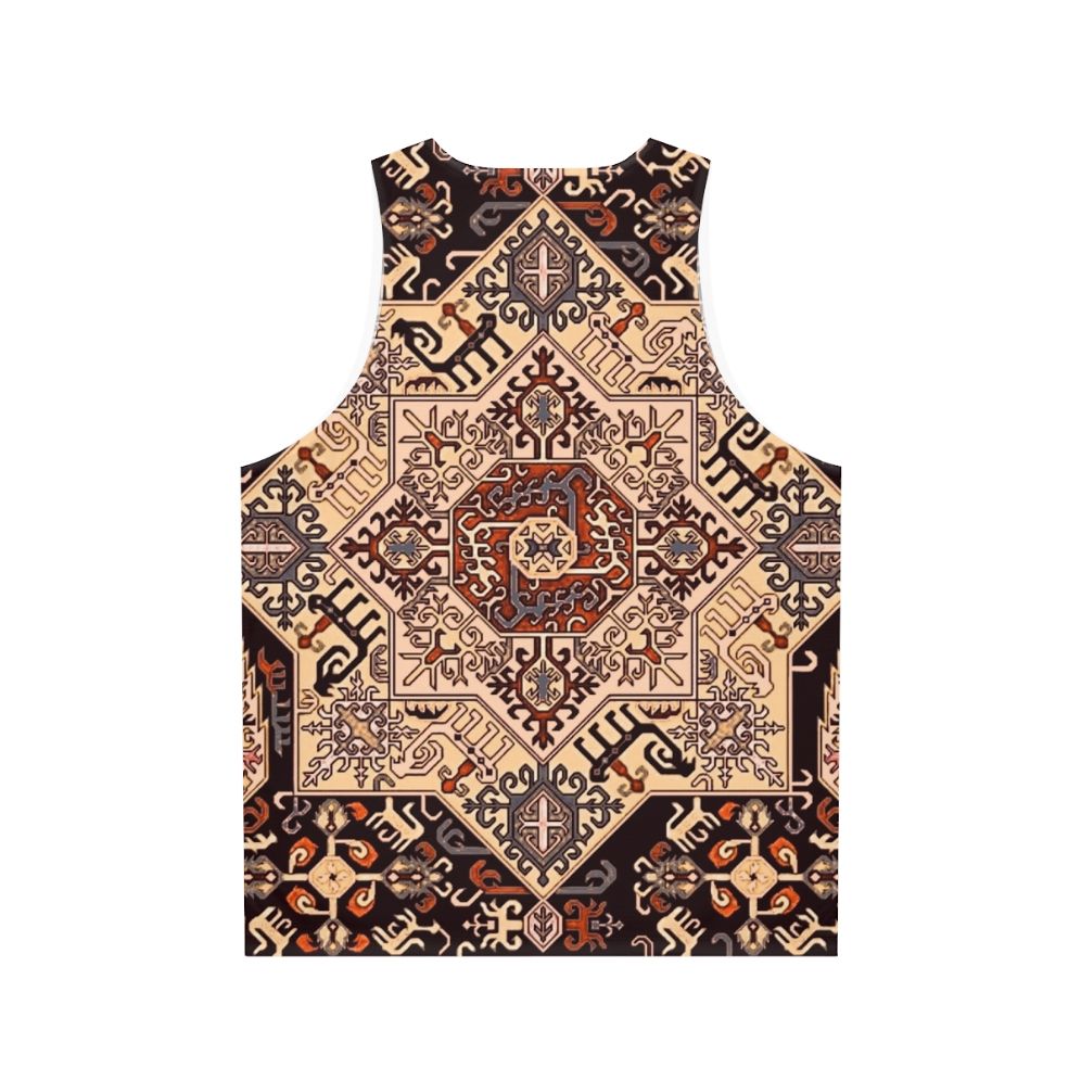 Unisex Armenian art inspired tank top - Back