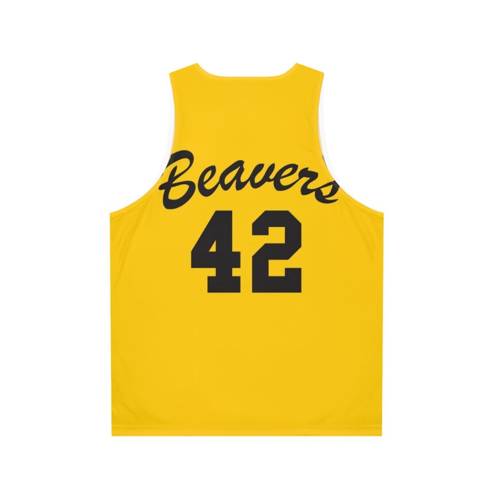 Retro Beavers 42 Teen Wolf Unisex Tank Top - Back