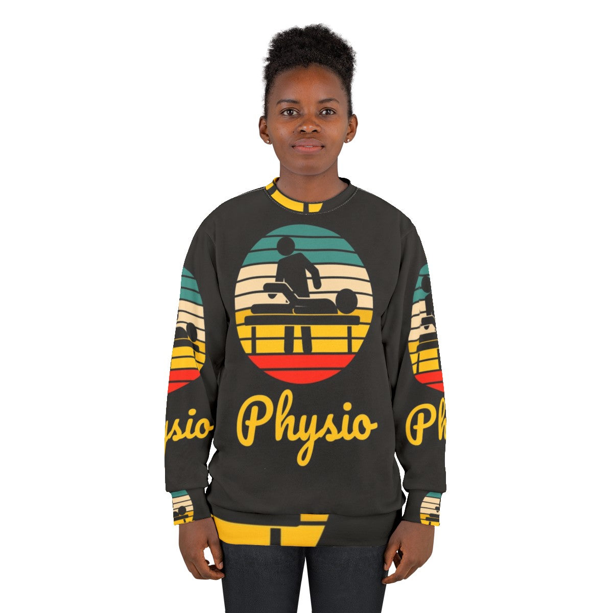 Retro Physio Physiotherapist Sweatshirt - women