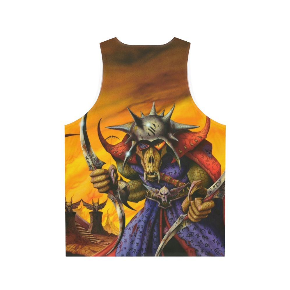 Unisex "No Means Of Escape" Heavy Metal Fantasy Tank Top - Back