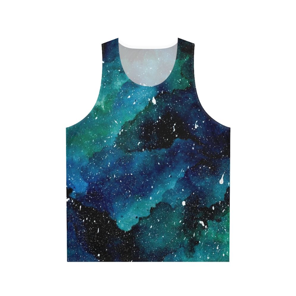 Emerald Galaxy Unisex Tank Top