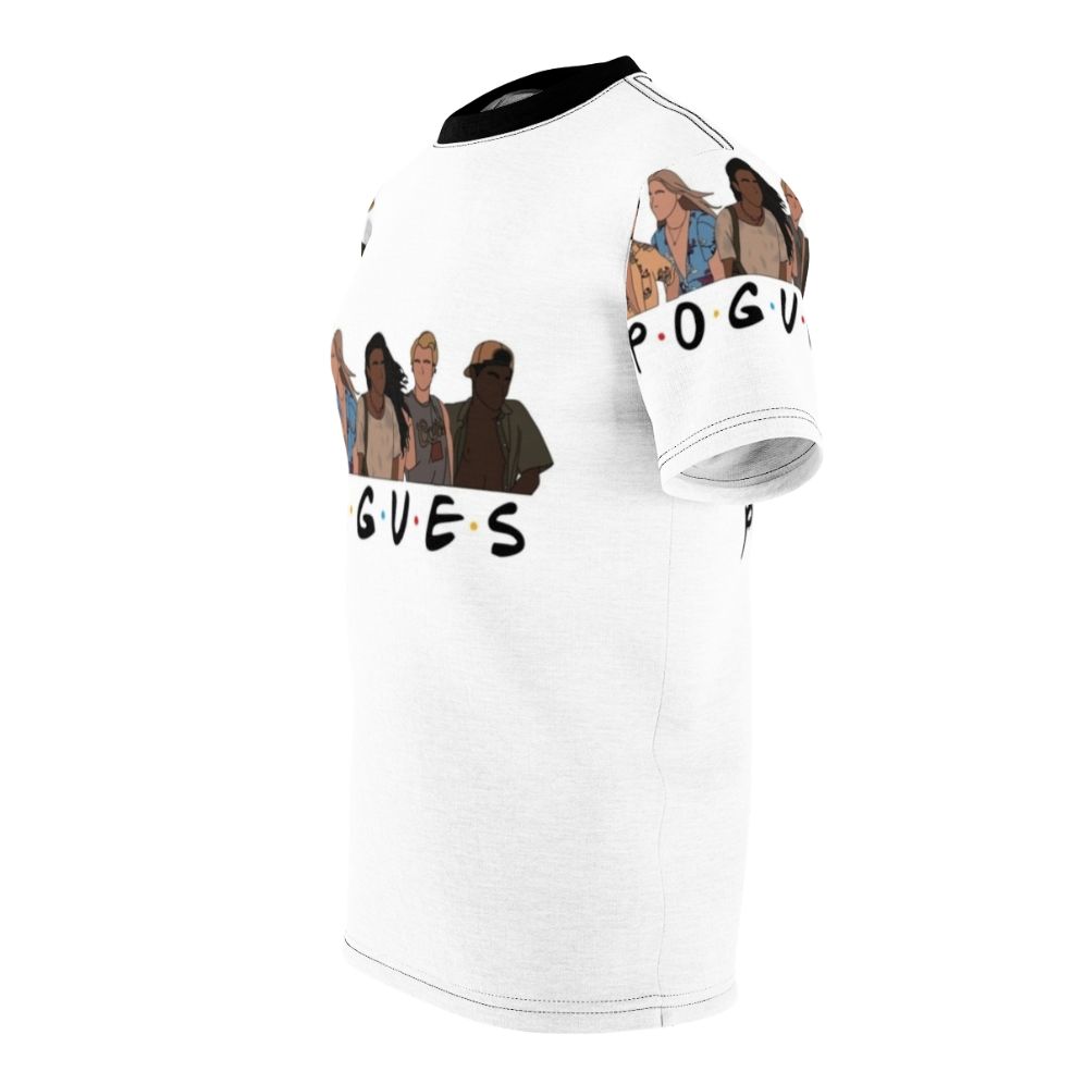 Graphic t-shirt featuring the Pogues from the popular TV show Outer Banks - men left